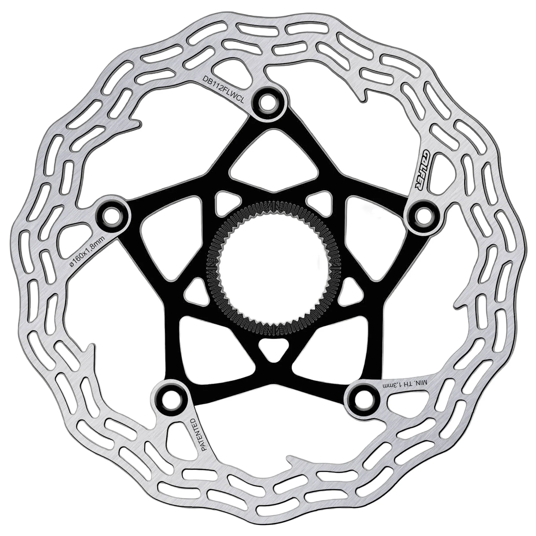 Galfer Road Disc Shark 2-Piece 160mm CL Rotor 1.8mm
