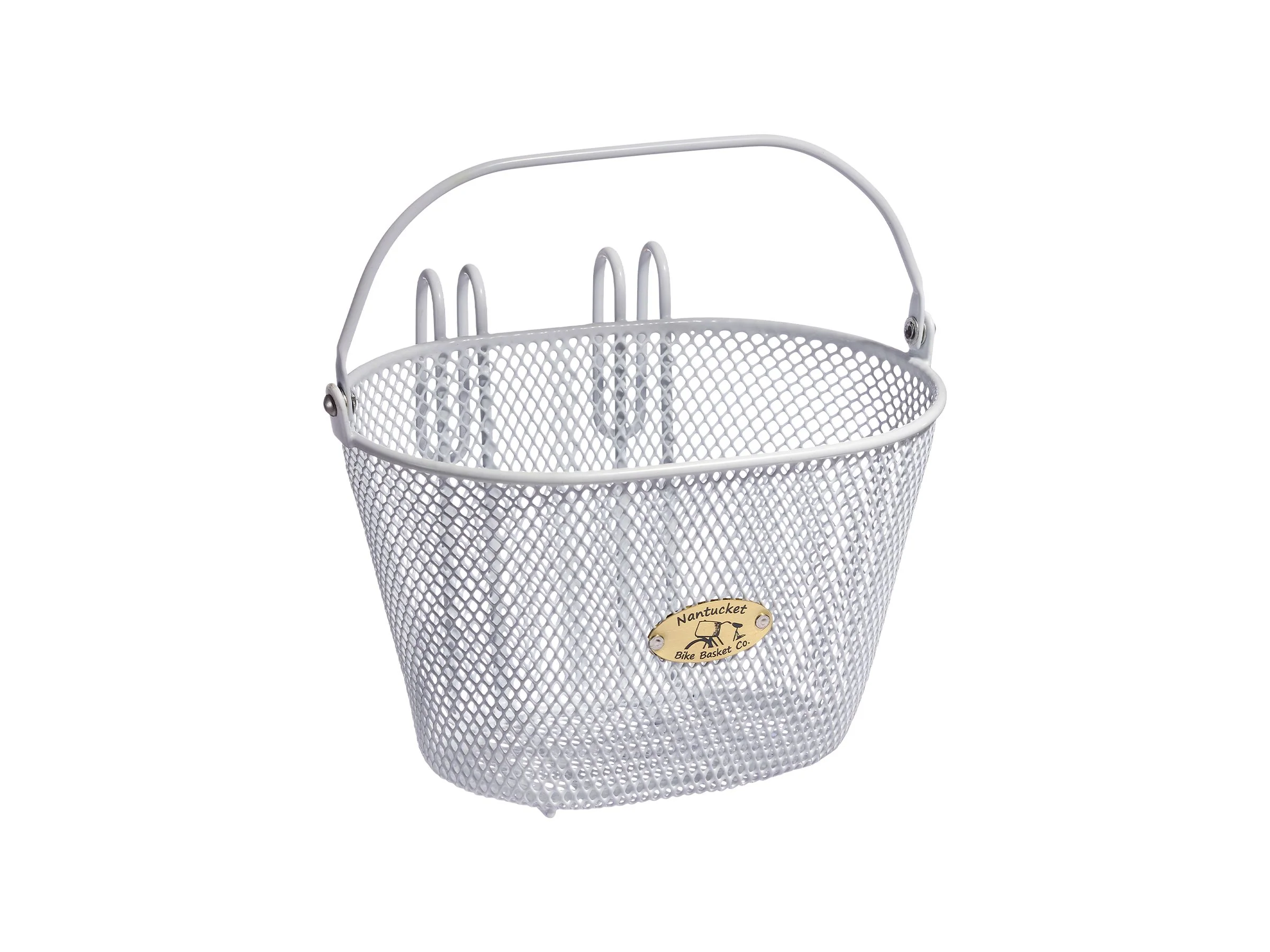 Nantucket Surfside Child Wire White Basket