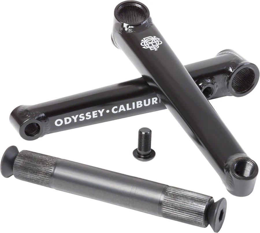 Odyssey Calibur V2 Crankset - 165mm Right Hand/Left Hand Drive Rust Proof BLK