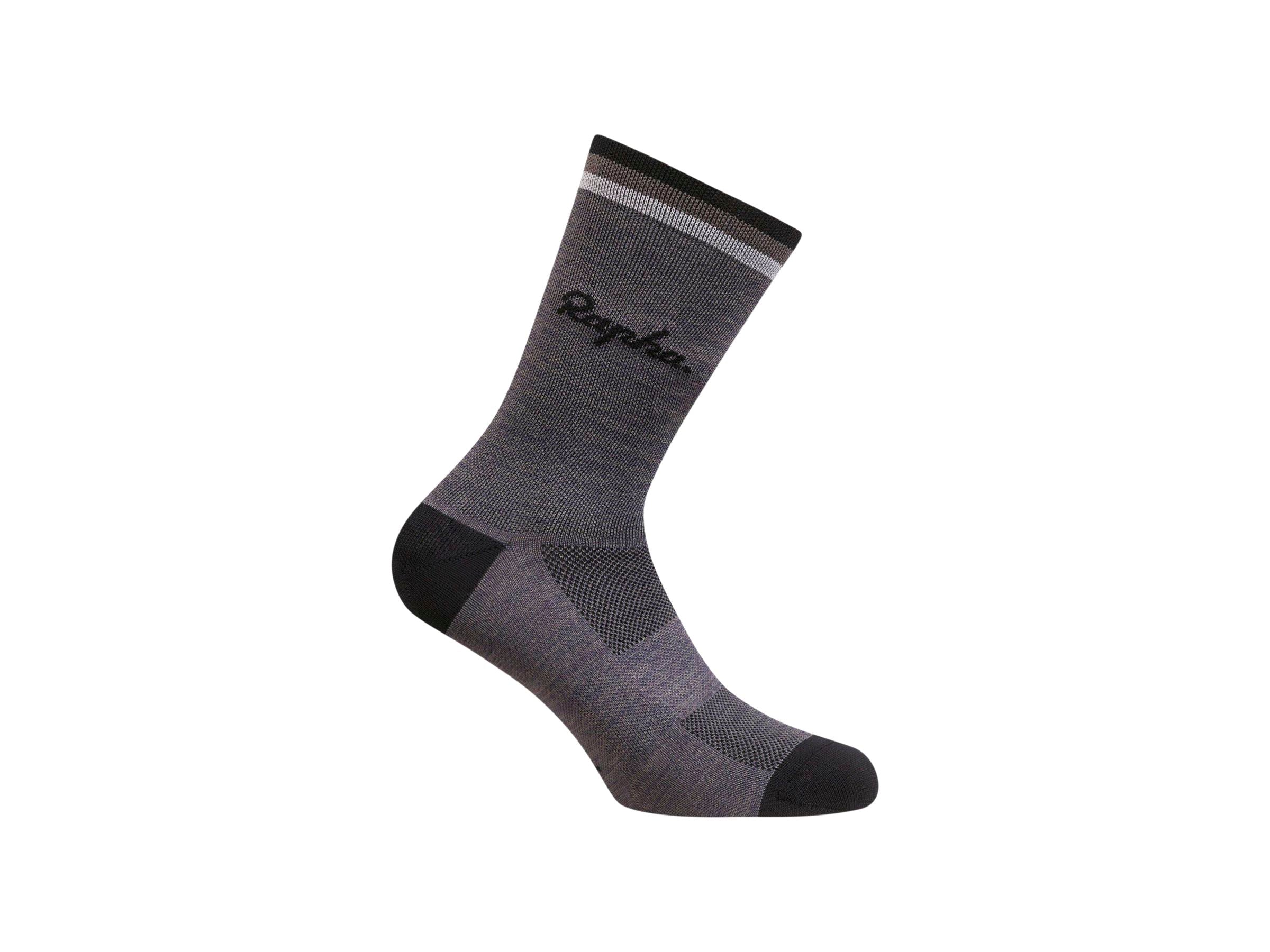 Sock Rapha Logo Large Grey