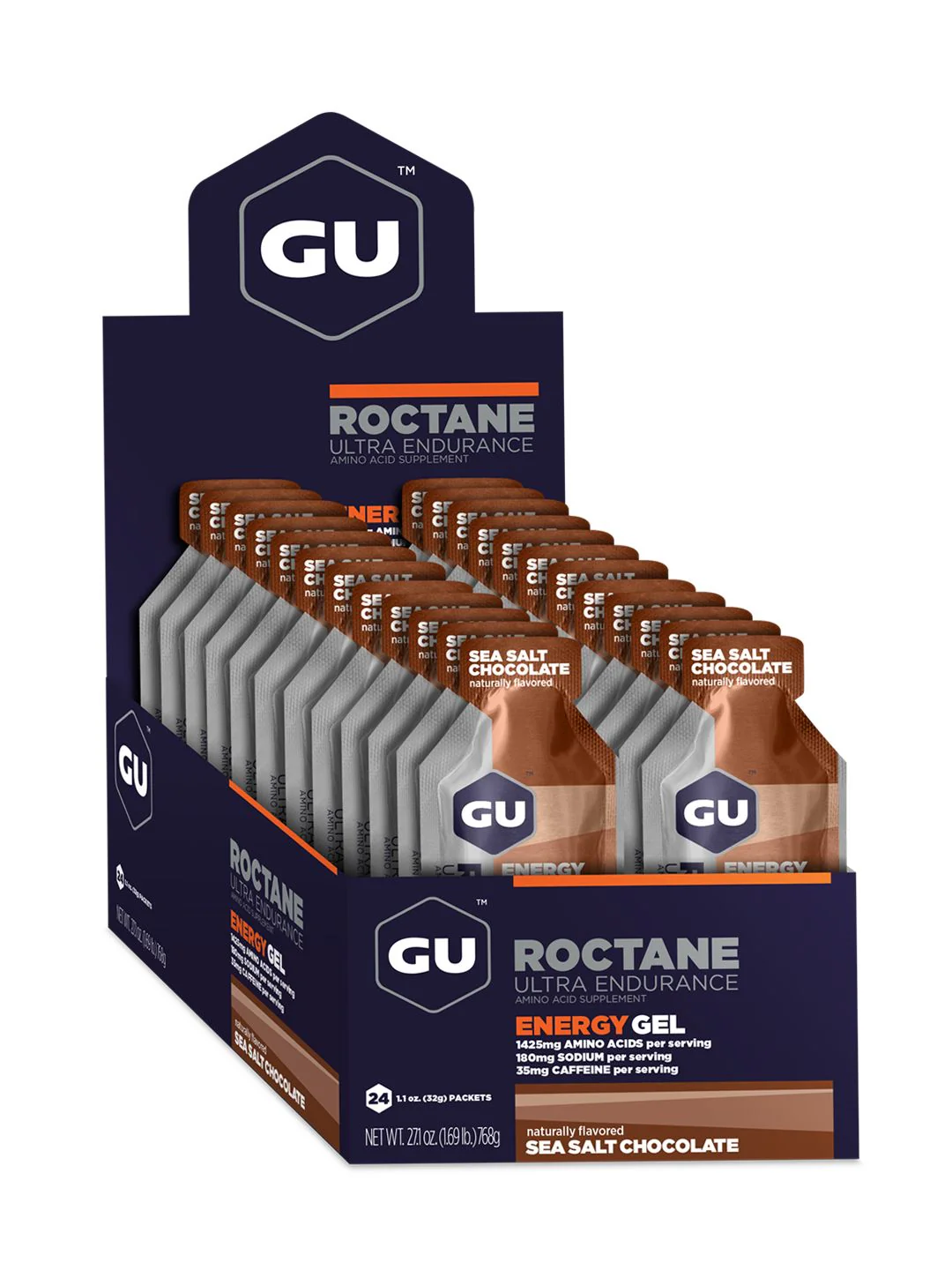 Supplement GU Roctane Sea Salt Chocolate 24 Pack