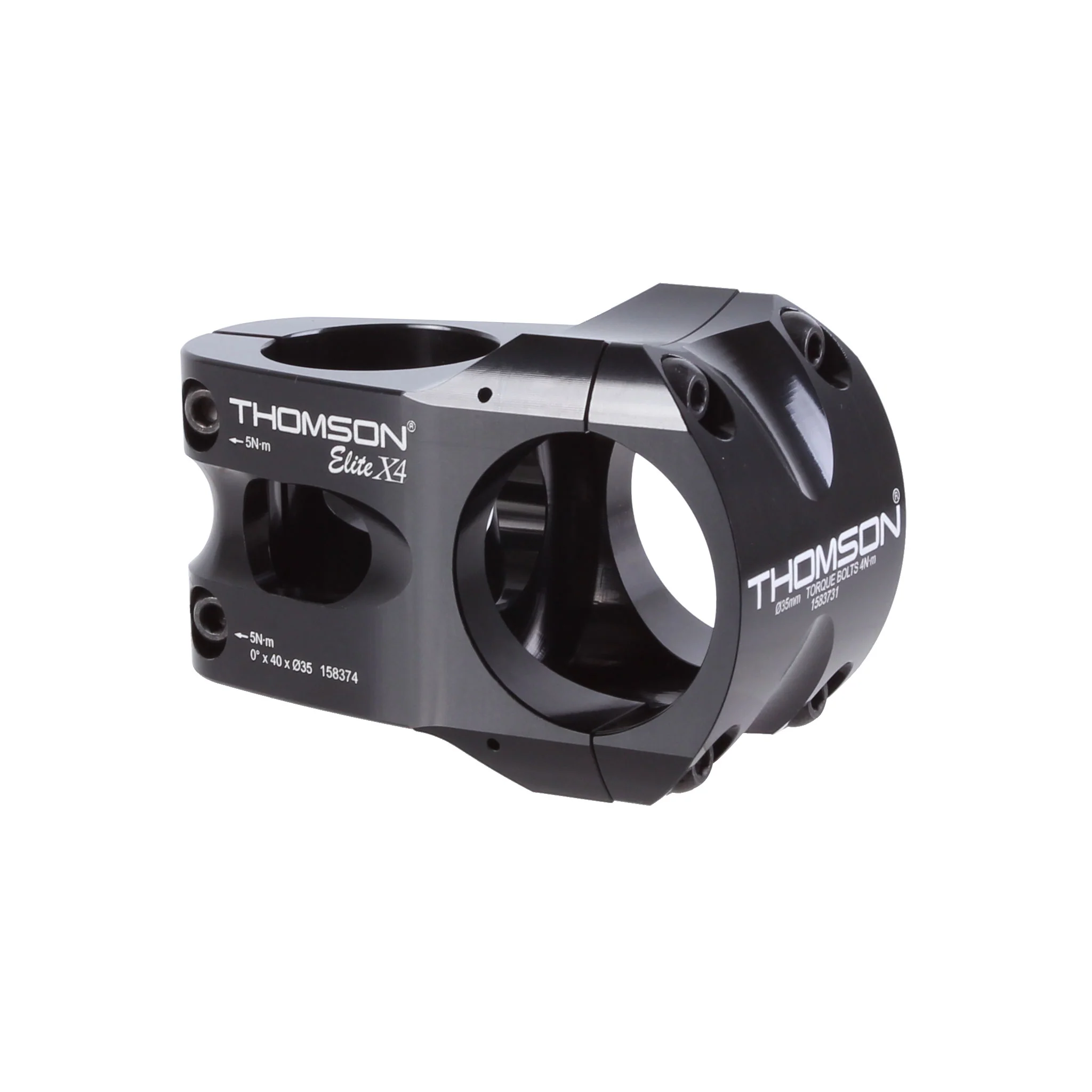 Thomson X4 Mtn Stem (35.0) 0d x 40mm Black