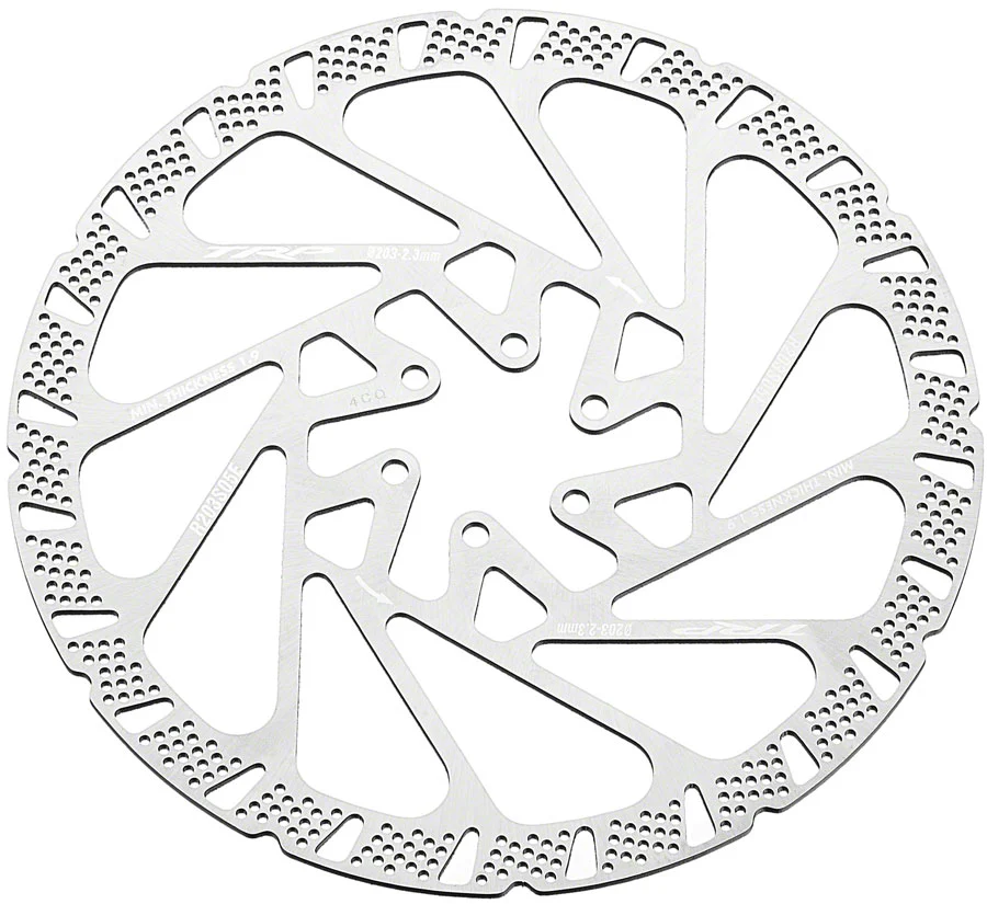 TRP S05E Race Disc Brake Rotor - 203mm 6-Bolt 2.3mm Rust Blocker Treatment
