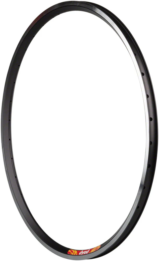 Velocity Dyad Rim - 20" Rim Black/Silver 32H Clincher