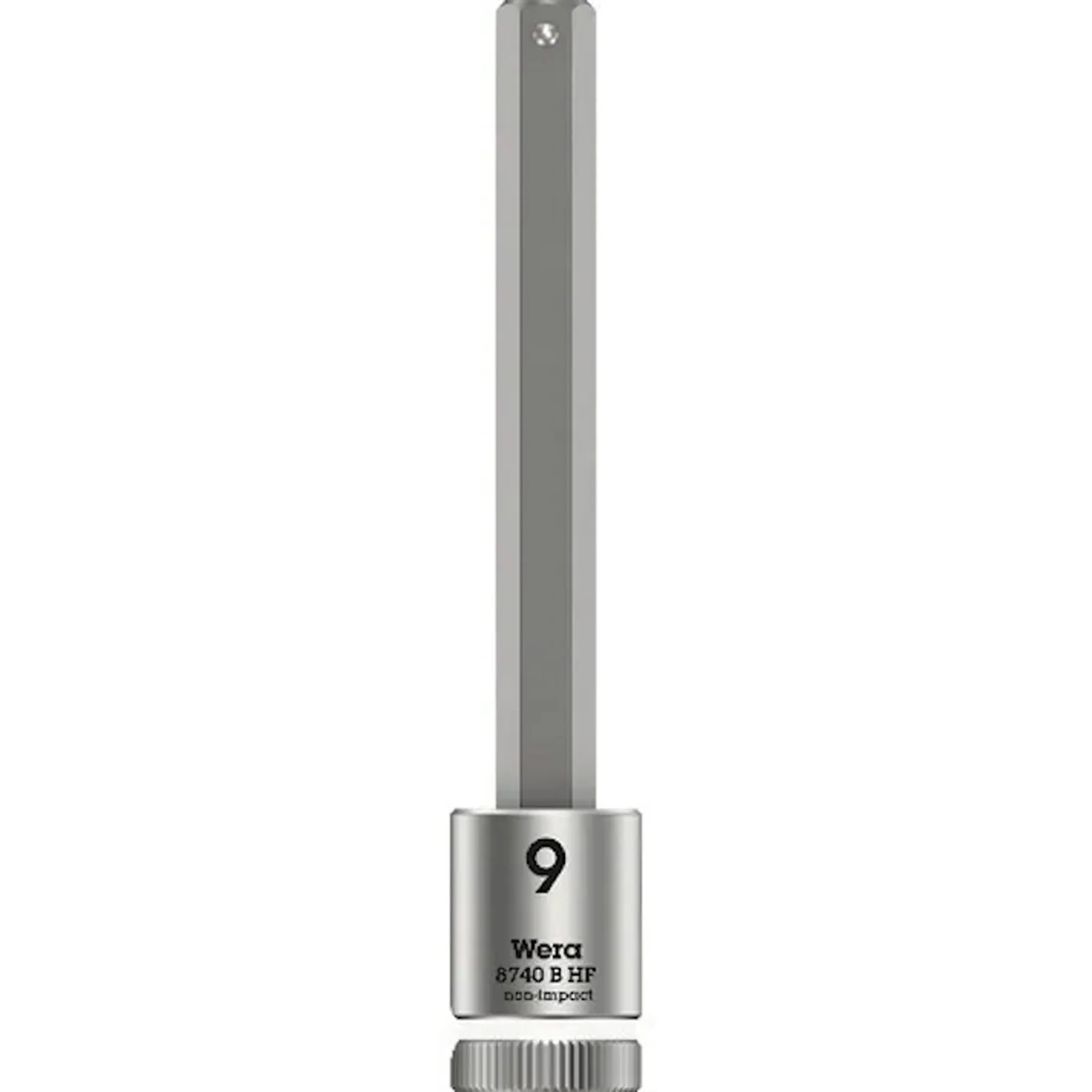 Wera Tool 3/8" 8740 B HF1 Zyklop Long Hex Bit Socket 9mm